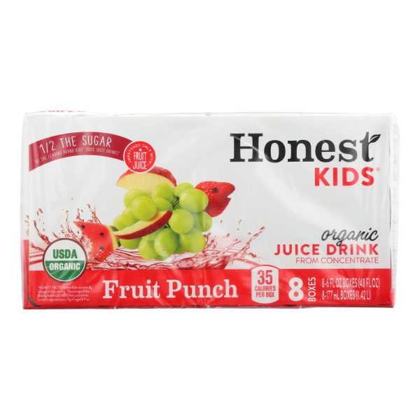 Honest Kids - Juice Drink Fruit Pnch - Case Of 5 - 8-6 Oz