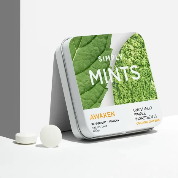 Simply Mints - Awaken (Caffeine) | Pack of Six