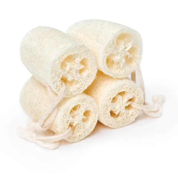 Natural Loofah Exfoliating Slices (Plastic Free, for box of 4 unit)