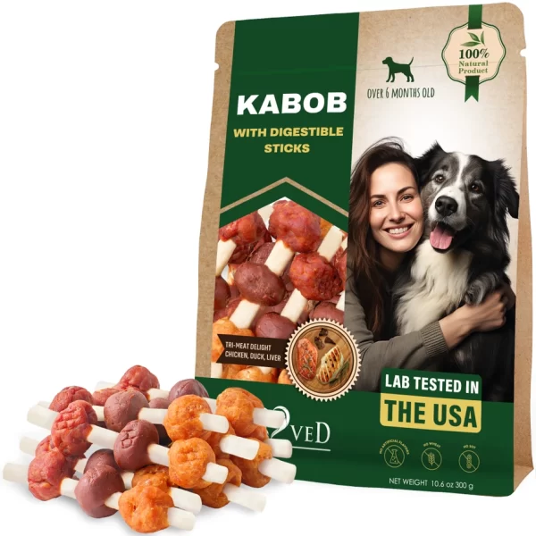 Beloved Pets Protein Kabob Dog Treats with Duck&Chicken 11oz