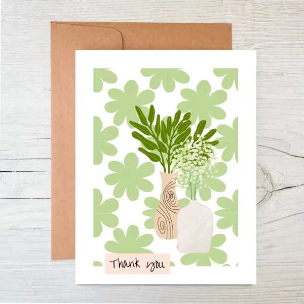 Plantable Wildflower Seed Card: Botanical Thank You Note