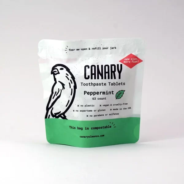 Refill Peppermint Toothpaste Tablets